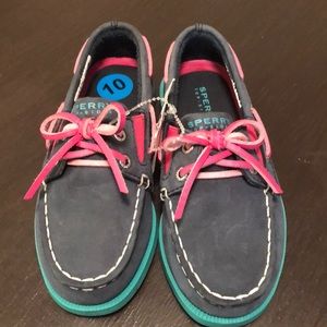 Sperry Top Slider- Toddler girls size 10